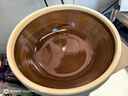 老式耐高溫酒精爐小火鍋爐子商用土缽干鍋專(zhuān)用鍋具家用陶瓷砂鍋煲 9#土菜缽【深】·棕色+復古三足爐 1500ml 曬單實(shí)拍圖