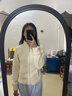 搖粒絨外套女秋冬季修身立領(lǐng)奧粒絨外套抓絨衛衣?lián)u粒絨沖鋒衣內膽 米瓷白 【雙面奧粒絨】 L 【建議110-130斤】 曬單實(shí)拍圖