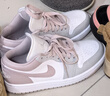 Jordan女休閑鞋WMNS AIR JORDAN 1 LOW低幫透氣運動(dòng)鞋DC0774-606粉35.5 曬單實(shí)拍圖