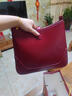 栢啟歆包包女包紅色斜挎包絲絨結婚包包女士新年單肩大容量托特包伴娘包 酒紅絲絨托特包 曬單實(shí)拍圖