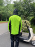 裕海雨衣雨褲套裝男女摩托車(chē)防暴雨成人外穿分體式外賣(mài)騎手防水雨服 美華熒光綠套裝 4XL 1000件 曬單實(shí)拍圖