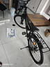 永久自行車(chē)成人山地車(chē)男女學(xué)生自行車(chē)藍圖油碟單車(chē)黑金線(xiàn)碟26寸24速 曬單實(shí)拍圖