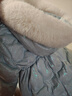 元氣小猴女童羽絨服冬季2025新款白鴨絨兒童網(wǎng)紅洋氣中大童厚愛(ài)莎公主外套 藍色 120 cm 曬單實(shí)拍圖