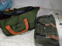 旅行包男士大容量行李袋女短期出差手提包運動(dòng)健身包可套拉桿箱 軍綠色【干濕分離+可套行李箱】 30L【底部鞋倉可放鞋】 曬單實(shí)拍圖
