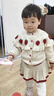 happyology英國毛衣手工繡花童裝寶寶衣服女童秋冬裝外套針織衫 曬單實(shí)拍圖