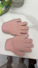 兒童卡通可愛(ài)手套冬季保暖防凍男女美甲DIY寶寶女孩加厚五指手套 粉美樂(lè )蒂 3-12歲 曬單實(shí)拍圖