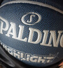 斯伯丁Spalding藍色星型撞色室內外通用耐磨防滑比賽訓練7號PU籃球 曬單實(shí)拍圖