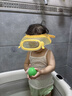 日康兒童洗頭擋水帽孩子洗頭發(fā)防水護耳1歲+寶寶洗澡神器浴帽 兩件裝 兒童洗頭帽 曬單實(shí)拍圖