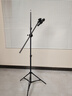 潮狄曼麥克風(fēng)話(huà)筒支架落地式專(zhuān)業(yè)舞臺演唱K歌直播專(zhuān)用伸縮調節一體立式三腳架KTV無(wú)線(xiàn)電容麥立式支架 1.7m 麥克風(fēng)支架(加大款麥夾) 曬單實(shí)拍圖