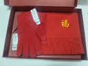 上海故事100%羊毛圍巾手套禮盒套裝秋冬紅圍脖馬年本命送人新年禮物 福馬 曬單實(shí)拍圖