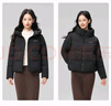雪中飛服飾五折2025新款女士短款羽絨服潮流休閑風(fēng)小個(gè)子外套舒適溫暖 黑色|8056 L 165 曬單實(shí)拍圖