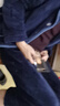 芬騰睡衣男雙面暖絨防靜電新款保暖翻領(lǐng)開(kāi)衫寬松情侶家居服 曬單實(shí)拍圖