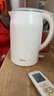 美的（Midea）電熱水壺養生母嬰級316L不銹鋼雙層無(wú)縫一體內膽防燙燒水壺 1.7L自動(dòng)智能斷電SH17M301PRO 曬單實(shí)拍圖