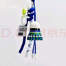 多巴胺配色yy羽毛球鑰匙扣掛件創(chuàng  )意禮品情侶生日禮物羽毛球包掛飾 成品yy配色配尤尼克斯球頭 曬單實(shí)拍圖