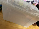 佳幫手塑料收納箱 透明加厚儲物箱衣物玩具車(chē)載整理箱 超大號82L1只裝 曬單實(shí)拍圖