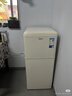 美的113升小冰箱 雙門(mén)雙溫復古迷你小型冰箱 家用宿舍出租房屋辦公室冷藏冷凍兩用1-2人節能小電冰箱 BCD-113MR 曬單實(shí)拍圖
