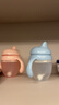 愛(ài)咔威（IKV）兒童水杯 硅膠學(xué)飲吸管嬰幼兒鴨嘴吸嘴杯學(xué)飲兩用 鴨嘴吸嘴兩用-小藍瓶 160ml 曬單實(shí)拍圖