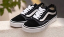 VANS萬(wàn)斯范斯官方 經(jīng)典款Old Skool復古男女低幫板鞋 黑色  37 曬單實(shí)拍圖