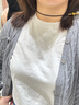拇指白小T三防圓領(lǐng)純色T恤長(cháng)袖純棉秋季新款百搭男女款打底衫 女士皓白 L 曬單實(shí)拍圖
