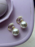 DAISY DREAM施家珍珠耳釘無(wú)耳洞耳夾女氣質(zhì)復古2025年新款大珍珠耳環(huán)耳飾 【10mm】施家珍珠耳夾 曬單實(shí)拍圖