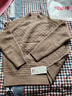 恒源祥100%純羊毛絨軟糯加厚毛衣女冬季半高領(lǐng)寬松保暖媽媽裝打底羊毛衫 駝色 加厚 【軟糯不扎】 3XL 【建議140-150斤】 曬單實(shí)拍圖