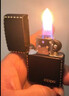 ZIPPO打火機之寶防風(fēng)煤油 黑裂漆-商標-鑿邊款 生日禮物男 含油套裝 曬單實(shí)拍圖
