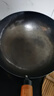 章丘鐵鍋京東限定舌尖上的中國手工鍛打物理不粘鍋熟鐵炒鍋無(wú)涂層鐵鍋32cm 曬單實(shí)拍圖