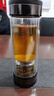 茶之戀茶水分離茶杯鈦杯雙層玻璃茶杯專(zhuān)用泡茶高端男女辦公水杯生日禮物 曬單實(shí)拍圖