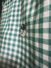 Teenie Weenie小熊男裝格紋襯衫秋冬新款美式休閑學(xué)院通勤潮流襯衣 淺綠色 M 170 曬單實(shí)拍圖