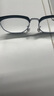 蔡司（ZEISS）鏡片近視眼鏡框男半框防藍光輻射可配帶散光度數眼睛女鈦合金鏡架 升級鈦材 黑銀 配colorein鏡片1.56防藍光 0-600度 曬單實(shí)拍圖