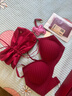 ubras26迎新馬上好運無(wú)尺碼本命年紅色內衣女騏驥紅文胸禮盒送禮背勾款 曬單實(shí)拍圖