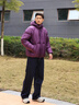 安踏（ANTA）凱里·歐文系列丨復古潮流面包羽絨服男女款防潑水外套172541910N 【防潑水】紫砂色 -2 L （女生選購建議偏小一碼） 曬單實(shí)拍圖