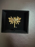 EP雅瑩飾品 靈動(dòng)鋯石點(diǎn)綴滿(mǎn)池嬌蜻蜓胸針 商場(chǎng)同款ZF03A 金色 1個(gè) 曬單實(shí)拍圖