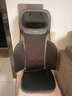奧克斯（AUX）多功能按摩靠墊推拿艾絨坐灸熱敷腰部按摩器腰背智能便捷 【新品推薦】商務(wù)豪華麂皮款-碳墨煙灰【肩頸揉捏+腰 曬單實(shí)拍圖