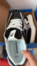回力男鞋秋冬季新款運動(dòng)鞋男士透氣緩震防滑休閑鞋子 黑白灰 42 曬單實(shí)拍圖