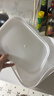 晟旎尚品雜物收納盒家用零食玩具桌面儲物盒玩具零食整理筐整理箱收納箱 大號加高加厚【2只裝】帶蓋 白色 曬單實(shí)拍圖