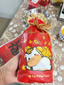 傅棠新年糖果雪花酥零食餅干牛軋糖包裝袋伴手禮袋 抽繩袋束口袋 曬單實(shí)拍圖