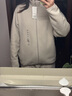 優(yōu)衣庫男裝女裝搖粒絨拉鏈茄克/長(cháng)袖外套廓系夾克479792 30 淺米色 M 曬單實(shí)拍圖
