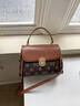CADUNI KAISER包包女包輕奢手提媽媽包中年斜挎單肩包生日禮物高級感送女友老婆 【咖色】實(shí)用走心 高檔品牌小眾百搭休閑時(shí)尚通勤 曬單實(shí)拍圖