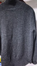 春竹【商場(chǎng)同款】100%山羊絨春季半高領(lǐng)純色加厚保暖針織毛衣羊絨衫女 石墨灰 M ( 95CM） 曬單實(shí)拍圖