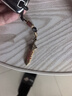 龍虎山龍頭黃銅七星寶劍鑰匙扣朱砂劍招財貴人男女可佩戴復古掛件 【生肖蛇】七星寶劍鑰匙扣 曬單實(shí)拍圖