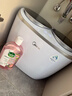 美的（Midea）1KG雙子座波輪內衣洗衣機家用全自動(dòng) 1.396洗凈比變頻除菌雙艙分桶分區迷你洗衣機MNBB10VH70E 曬單實(shí)拍圖