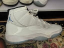 耐克NIKE男休閑鞋喬丹AJ11 JORDAN 11高幫運動(dòng)鞋CT8012-104白藍42 曬單實(shí)拍圖