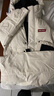 鴨鴨（YAYA）孫穎莎同款羽絨服男女2025冬季新款中長(cháng)款泡芙防寒加厚保暖外套HY 月光白色-YE5B000706A S /165 曬單實(shí)拍圖
