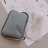 絲綢密語(yǔ)電熱水袋兒童暖手寶迷你小隨身攜帶充電款可愛(ài)防爆小號學(xué)生暖水袋 魔法灰色（雙面款）丨智能斷電-安全防爆 曬單實(shí)拍圖