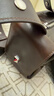 GROTTO個(gè)樂(lè )吐司包植鞣牛皮腋下單肩斜挎包男女同款新年禮物通勤包 焦木棕 常規 曬單實(shí)拍圖