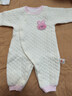 貝瑞加（Babyprints）嬰兒連體衣保暖哈衣0-3個(gè)月男女寶寶夾棉爬服加厚滿(mǎn)月服 小兔66 曬單實(shí)拍圖