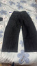 太平鳥(niǎo)女裝牛仔褲高腰繭型香蕉春季寬松顯瘦彎刀褲子 牛仔深黑 M 曬單實(shí)拍圖