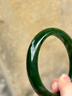豆蔻時(shí)光和田玉手鐲碧玉天然鐲子微黑送媽媽老婆禮物內徑59-60mm 曬單實(shí)拍圖