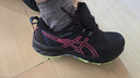 asics亞瑟士女鞋跑步鞋秋冬季越野跑鞋減震耐磨馬拉松運動(dòng)鞋子愛(ài)世克斯 黑灰色/粉色 37 曬單實(shí)拍圖
